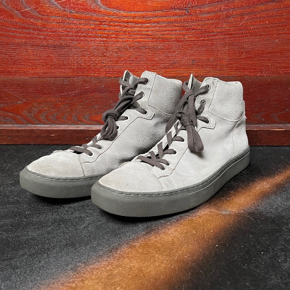 AllSaints genuine leather suede sneaker E45/US12